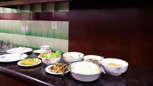ヴィラの敷地内または近くでの食事または食べ物