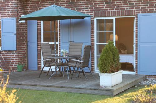 Patio nebo venkovní prostory v ubytování "Ostseetraum"