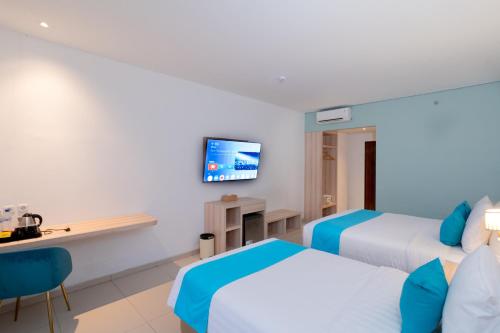 Zasgo Hotelにあるベッド