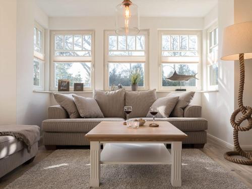 Posezení v ubytování Ferienhaus "Zum Achterknoten"