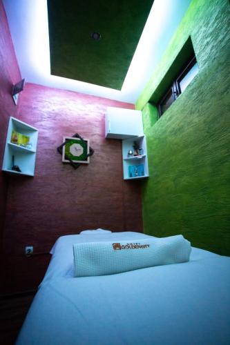 Katil atau katil-katil dalam bilik di HOTEL GOLDEN CITY