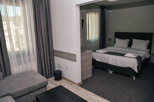 Katil atau katil-katil dalam bilik di HOTEL GOLDEN CITY