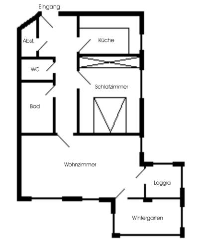 a schematic diagram of a laboratory at Ostseeaussicht in Eckernförde