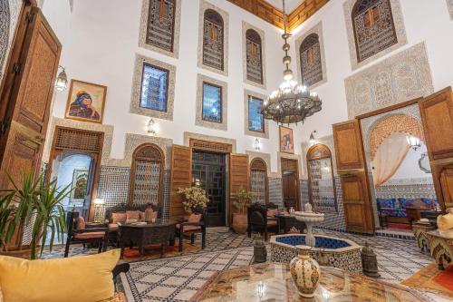 Zona d'estar a Riad Ghita