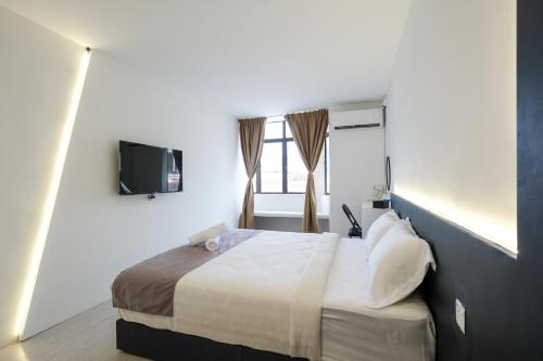 Postel nebo postele na pokoji v ubytování Loft 82
