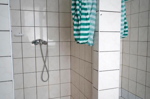 Koupelna v ubytování Dom Studencki Talizman