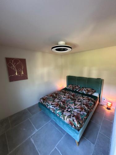 a bedroom with a bed in a room at Naturehome Avô in Avô