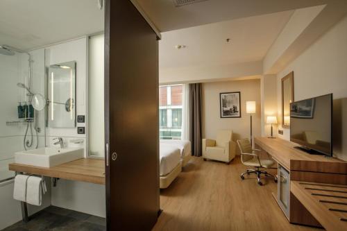 Koupelna v ubytování DoubleTree By Hilton Milan