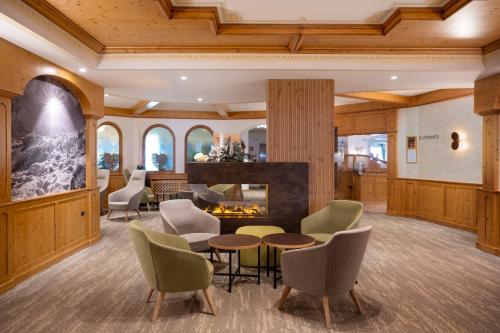 Χώρος καθιστικού στο Sport Hotel Vittoria