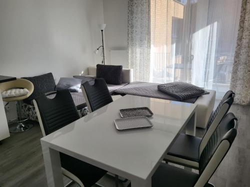 Χώρος καθιστικού στο Krumlov apartman