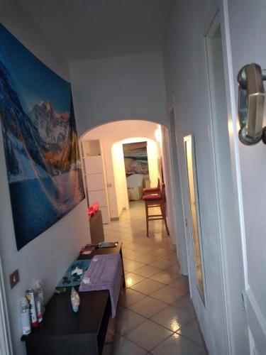 a room with a bed and a table in a room at CasarinoLaurino Among Cinque Terre Genova And Portofino in Uscio
