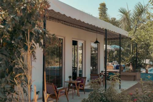 Un jardín fuera de Brij Pola, Jawai - Luxury Jungle Camp with Private Pools