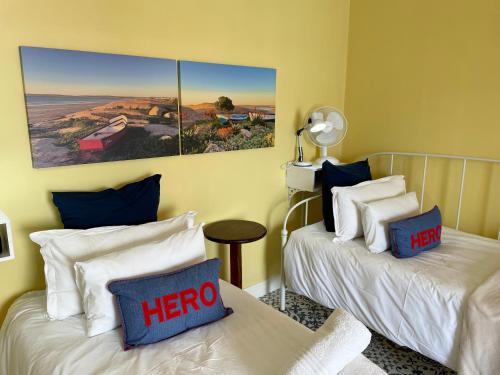 Cama o camas de una habitación en Paternoster Manor