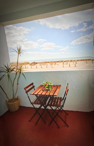 Appartement face mer 4 personnes linge de maison et papier toilette non fournis