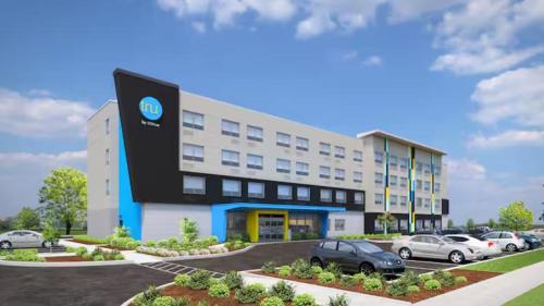 a rendering of a building with cars parked in a parking lot at Tru By Hilton Pensacola I-10 North Davis Highway in Pensacola