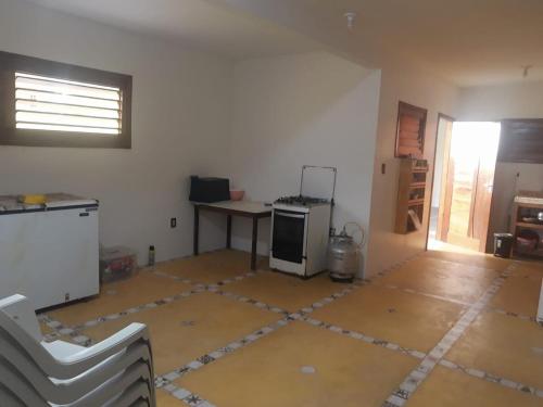 Kuchyň nebo kuchyňský kout v ubytování Casa frente ao mar em Icapuí