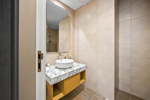 Koupelna v ubytování Dubai Aykon city