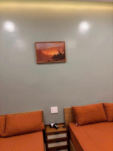 Posezení v ubytování Nguyễn Tân Homestay Near Beach BBQ Free Mỹ Tân