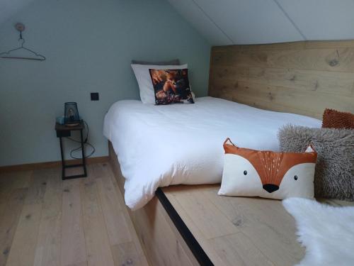 Voodi või voodid majutusasutuse Le Loft du Renard, Gîte rural à Namur Wépion toas