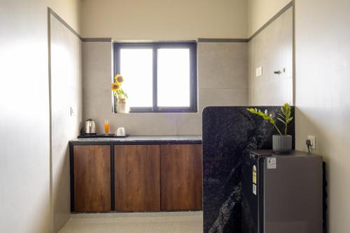 Küche/Küchenzeile in der Unterkunft Saavi Suites