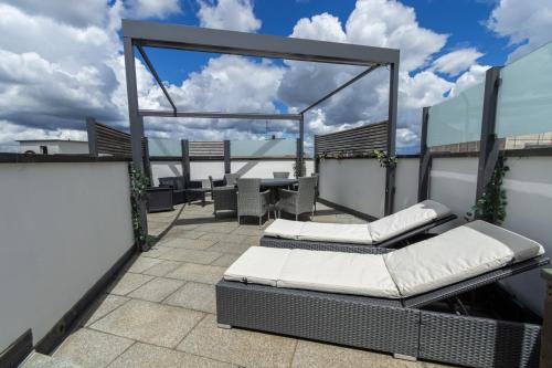 View of Penthouse-Maisonette - City Center, Highspeed Internet, Garage, Worms ...