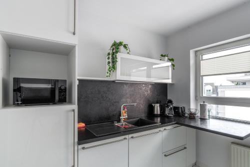 Kuchyň nebo kuchyňský kout v ubytování Penthouse-Maisonette - City Center, Highspeed Internet, Garage