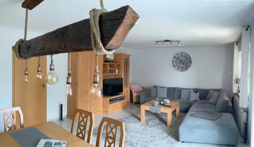 Χώρος καθιστικού στο Ferienhaus Höller