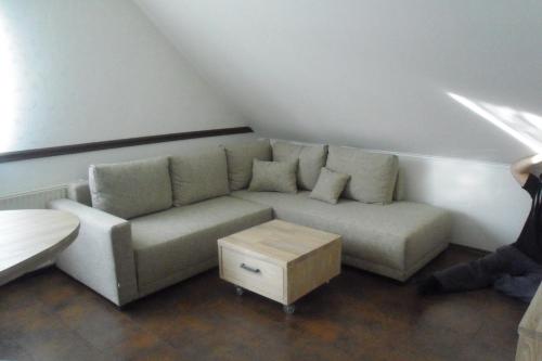 Χώρος καθιστικού στο Ferienwohnung 1 Höller