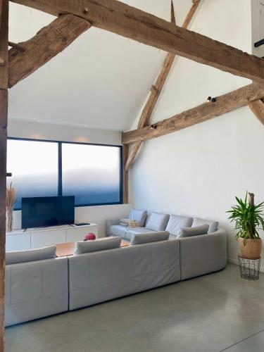 Posezení v ubytování Hoeve De Kleinheide