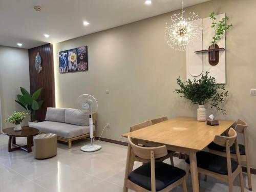 Posezení v ubytování Ha Đo Centrosa Building , Ba Thang Hai street, distrist 10