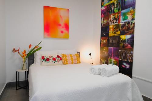 Giường trong phòng chung tại Caribe Rentals - Miramar