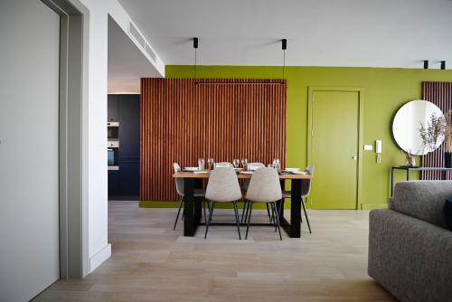 Istumisnurk majutusasutuses Cliff Edge Apartment in Xaghra