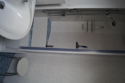 Koupelna v ubytování Ferienwohnung Hiddensee