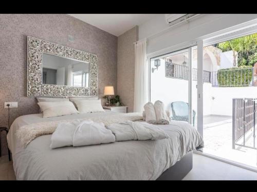 Giường trong phòng chung tại La casa de Pascal