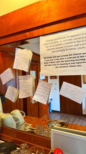 Ruang duduk di La busa camere e trattoria