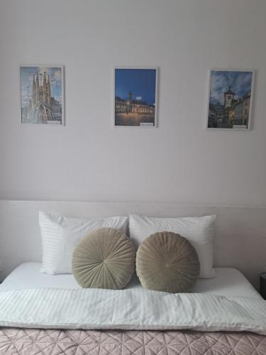 Katil atau katil-katil dalam bilik di Studio with free Parking in the Center - Deliamo 3