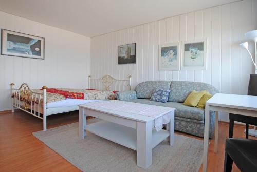 Postel nebo postele na pokoji v ubytování Ferienwohnung Thordsen 5