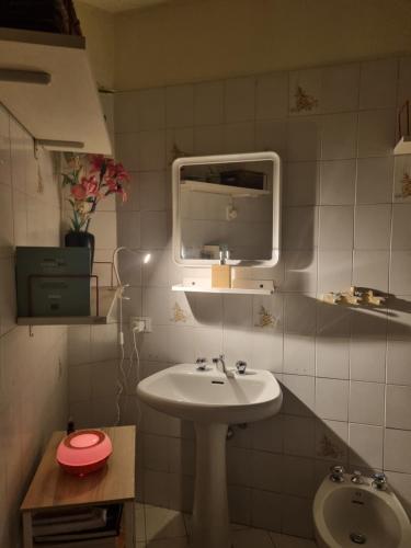 Koupelna v ubytování Casa Ta-Pù a Passolanciano