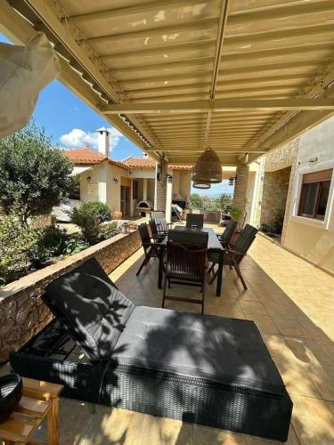 Μπαλκόνι ή βεράντα στο Studio with garden