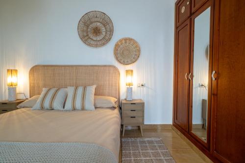 Ένα ή περισσότερα κρεβάτια σε δωμάτιο στο Casona Torre Canela