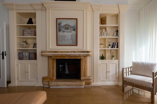 Χώρος καθιστικού στο Casona Torre Canela