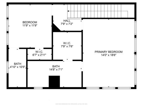 a floor plan of a house at Pet-Friendly l Brand New Space l Downtown in Dallas