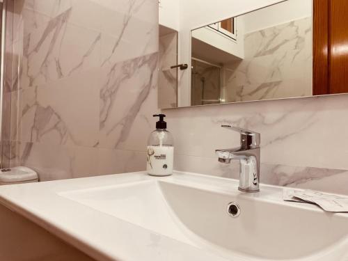 Koupelna v ubytování Casa Edison