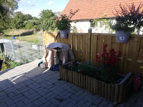 Κήπος έξω από το Ferienwohnung Wittenburg 1