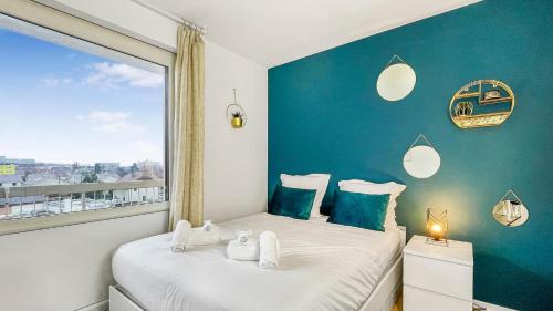 Photo de la galerie de l'établissement HOMEY LA COLOC MUGI - Colocation haut de gamme - Chambres privées - Balcon - Wifi et Netflix - Proche transports commun, à Annemasse