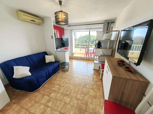 Studio cabine climatisé pour 4, piscine, Cap d'Agde - FR-1-607-209