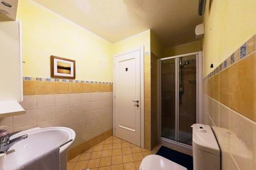 Koupelna v ubytování Gaia Apartment un gioiello