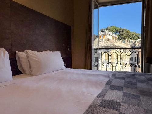 Postel nebo postele na pokoji v ubytování Best Western Hotel Metropoli