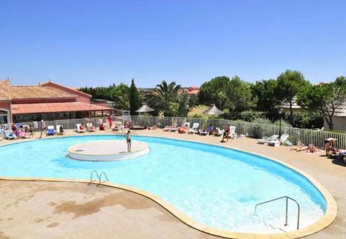 Maison confortable à Le Barcarès 33 m² avec piscine partagée