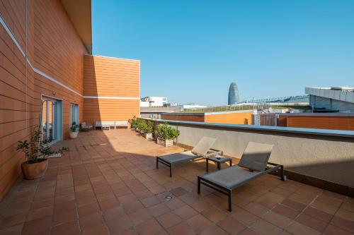 Balkón alebo terasa v ubytovaní Naitly Barcelona Poblenou